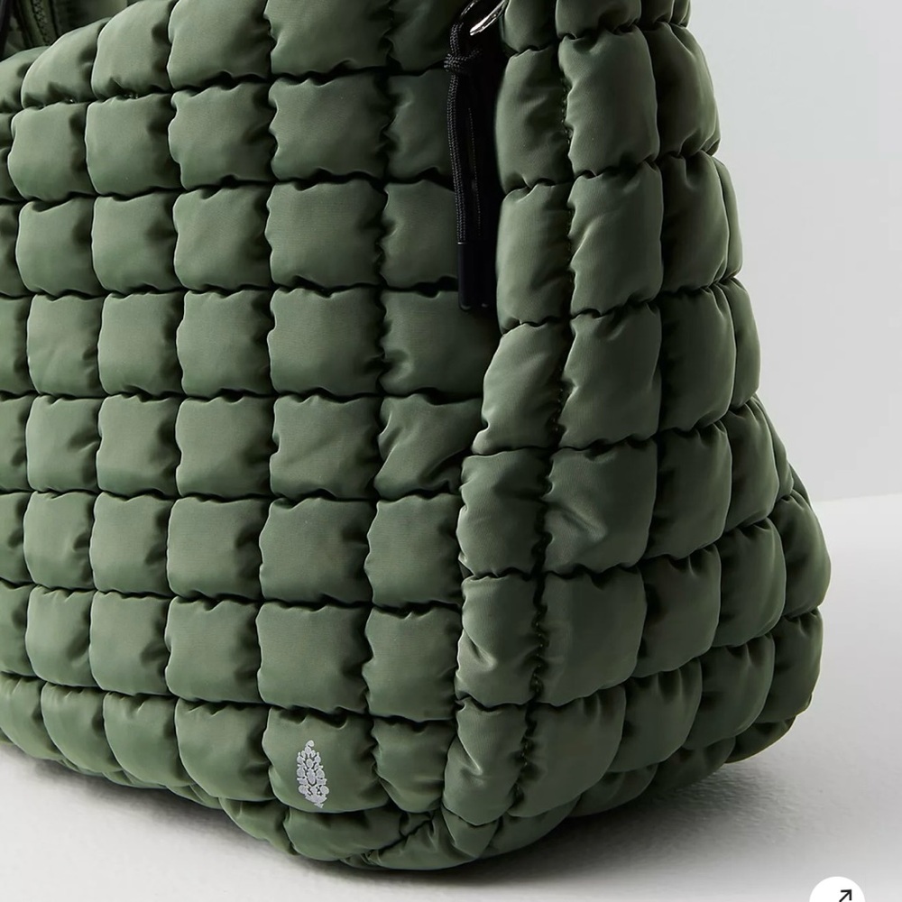 FP Movement by Free People Olive Green Quilted Shoulder Bag - Picture 4 of 16